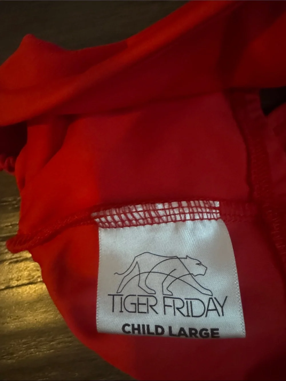 Tiger Friday Kids Red Puff Sleeve Dance Crop Top -